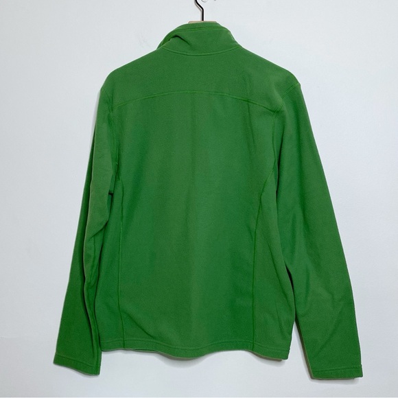 North Face Green Half Zip Pullover Fleece Sweater Medium - Picture 8 of 8